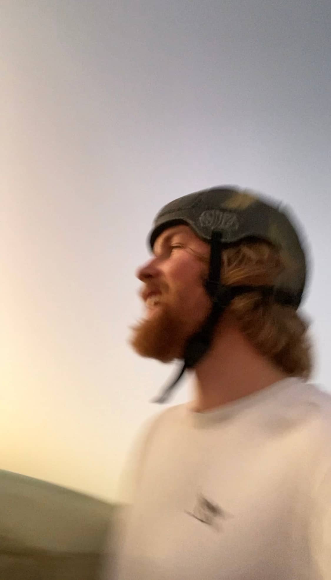 Founder wearing the Sjø Protection Kevlar Reinforced Soft Surf Helmet - Sjo Protection