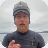 Video showing the size adjustment system on the soft and neat surf helmet by made by Sjø Protection.