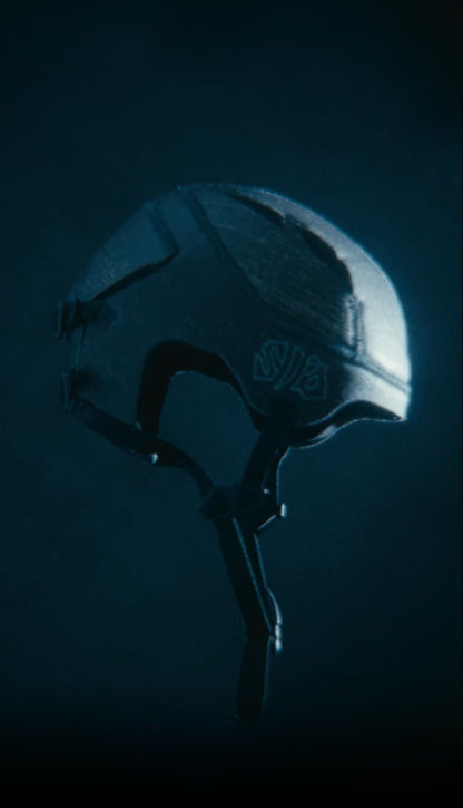 Video of our Kevlar reinforced soft surf helmet in a photo studio by itself and on a photo model. Vertical format.