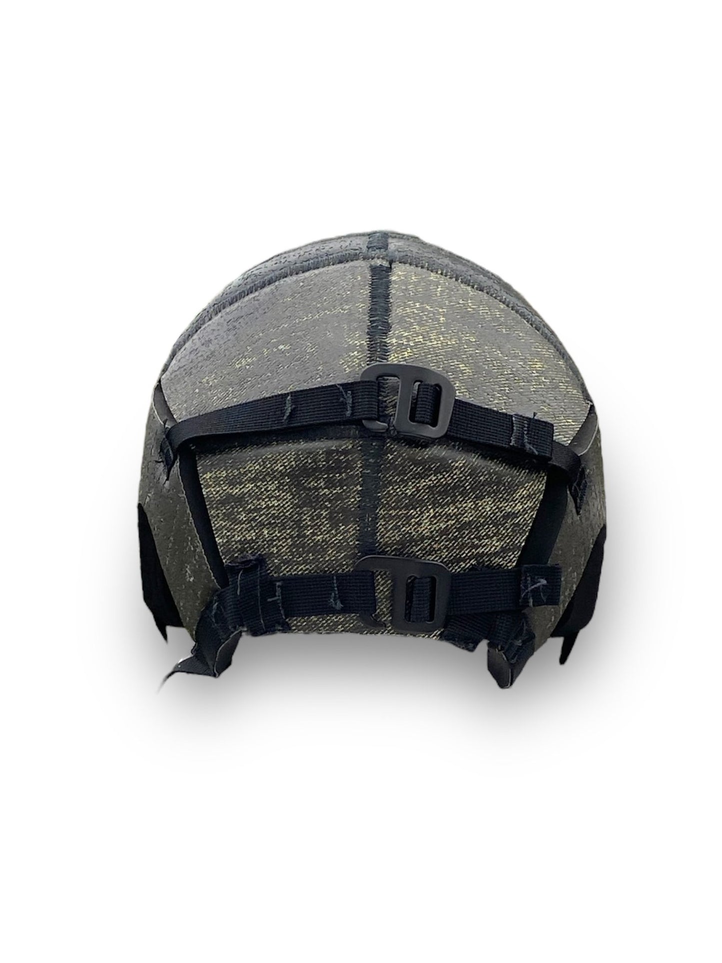 Kevlar reinforced soft surf helmet by Sjø Protection seen from the back