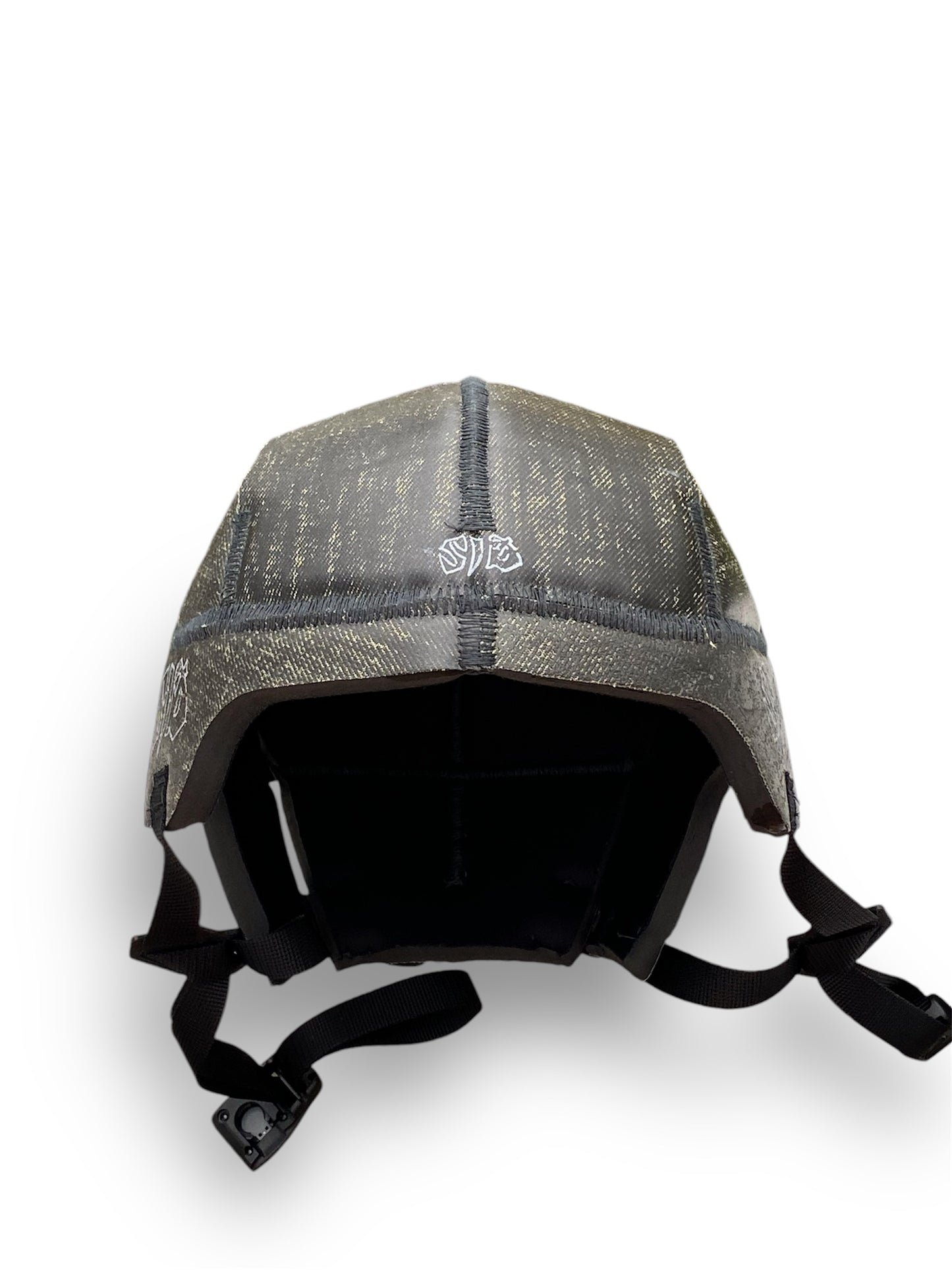 Kevlar reinforced soft surf helmet by Sjø Protection seen from the front