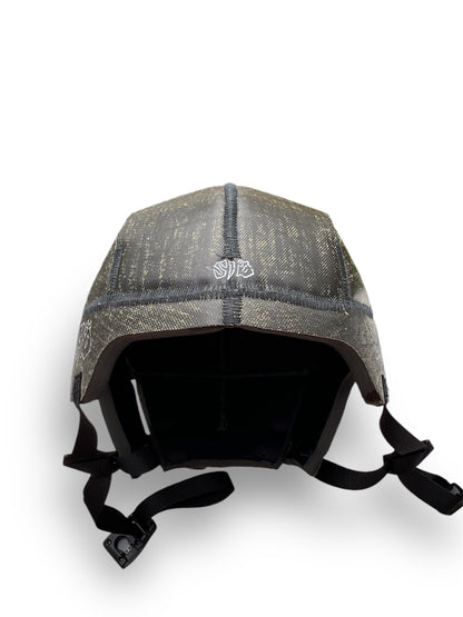 Kevlar reinforced soft surf helmet by Sjø Protection seen from the front