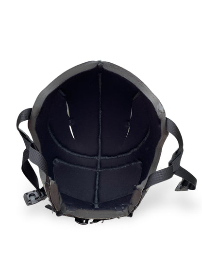 Kevlar reinforced soft surf helmet by Sjø Protection seen from the inside