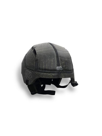 Kevlar reinforced soft surf helmet by Sjø Protection seen from the side/ front